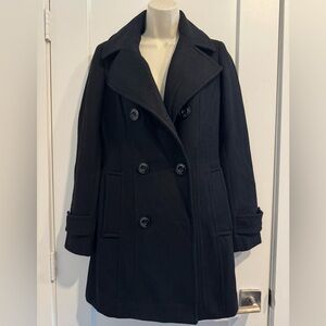 Anne Klein Double-Breasted Peacoat XS
